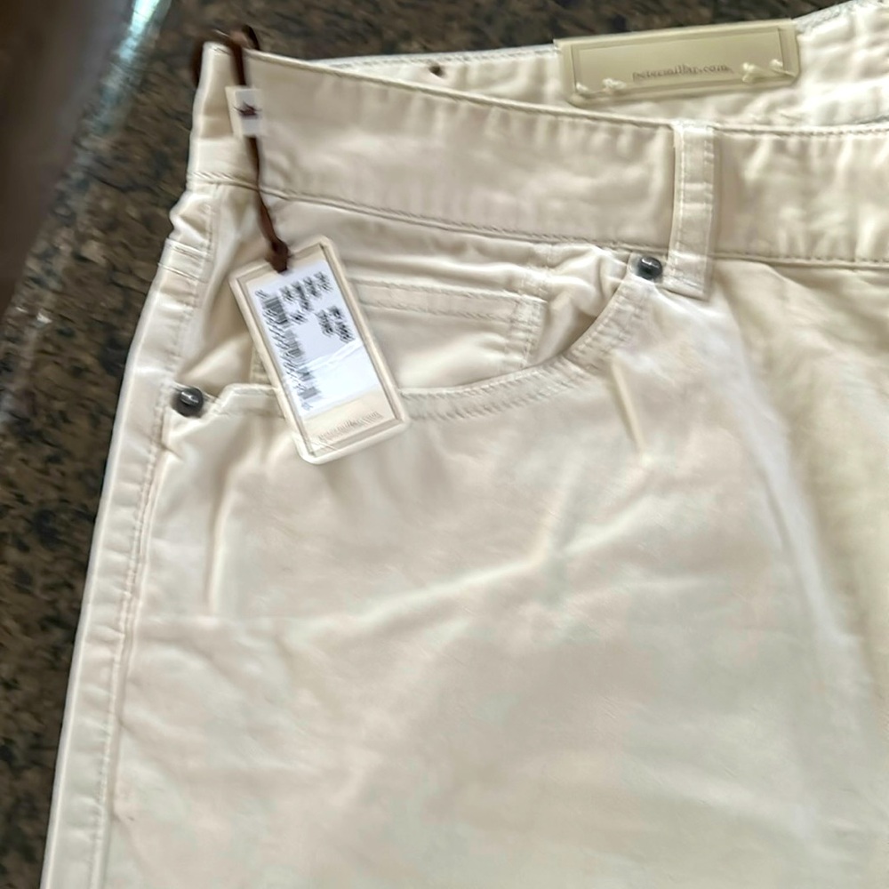 Peter Millar stone 5 pocket pants. Never worn